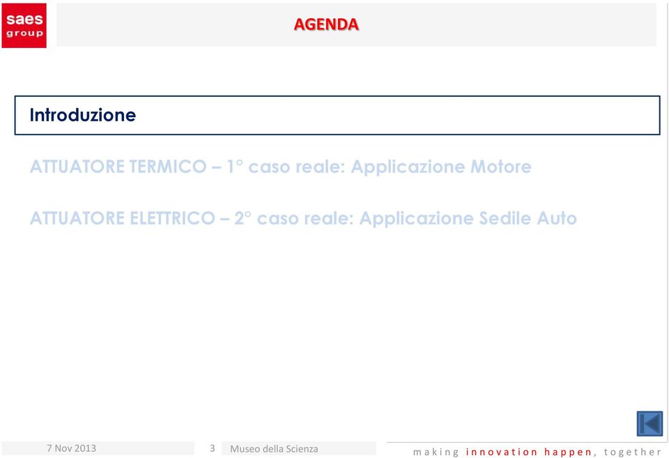 ATTUATORE ELETTRICO 2 caso reale: