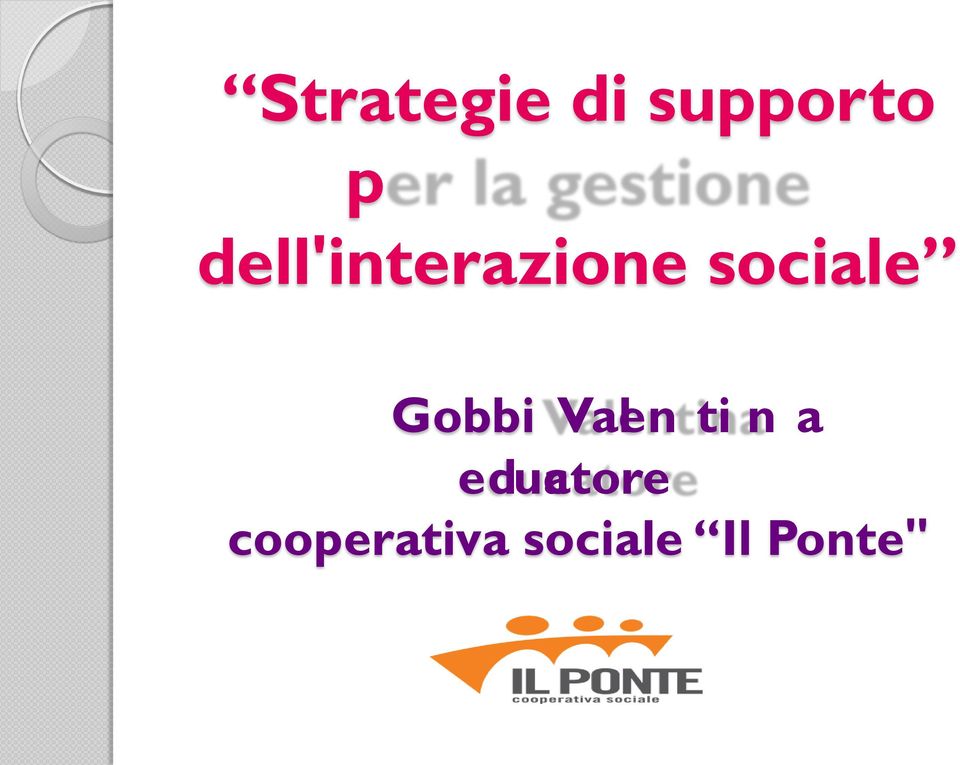 Gobbi Valentina educatore