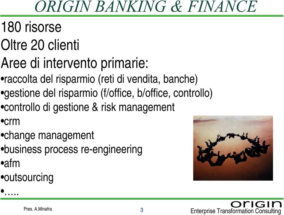 b/office, controllo) controllo di gestione & risk management crm change management