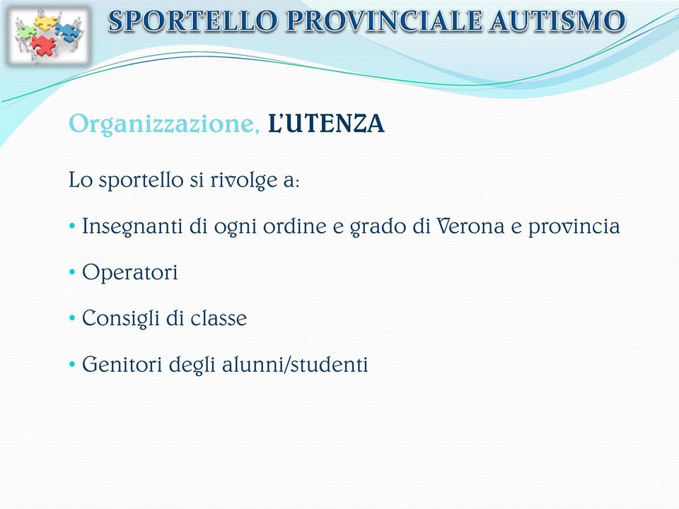 grado di Verona e provincia Operatori