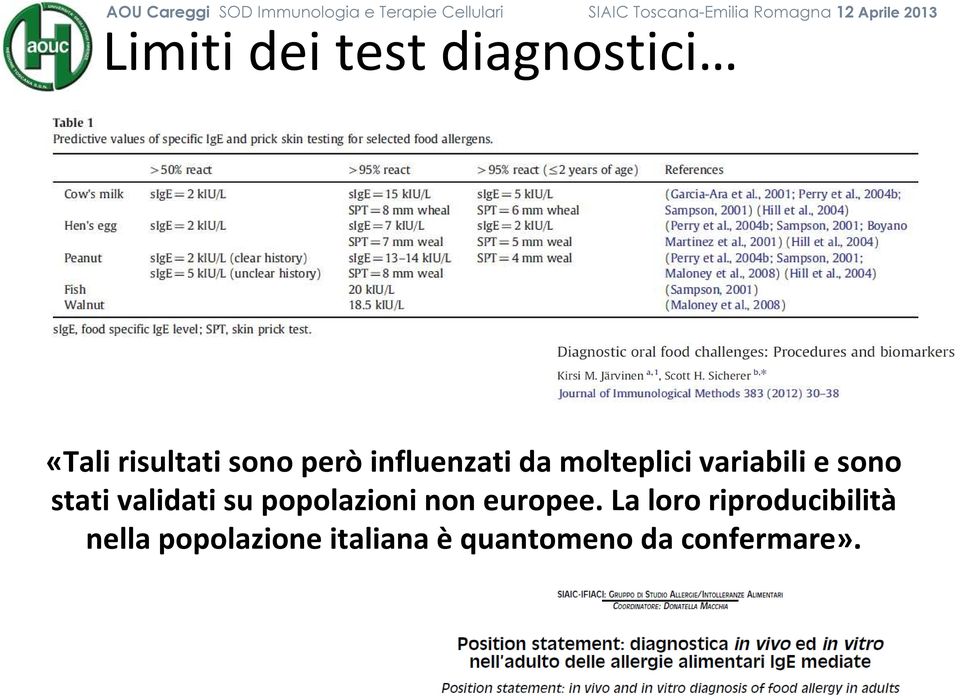 validati su popolazioni non europee.