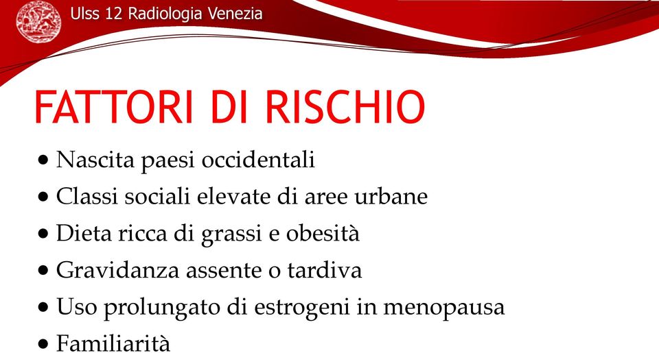 ricca di grassi e obesità Gravidanza assente o