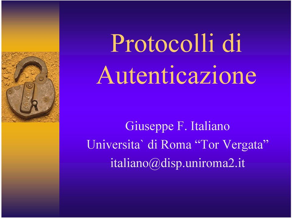 Universita` di Roma