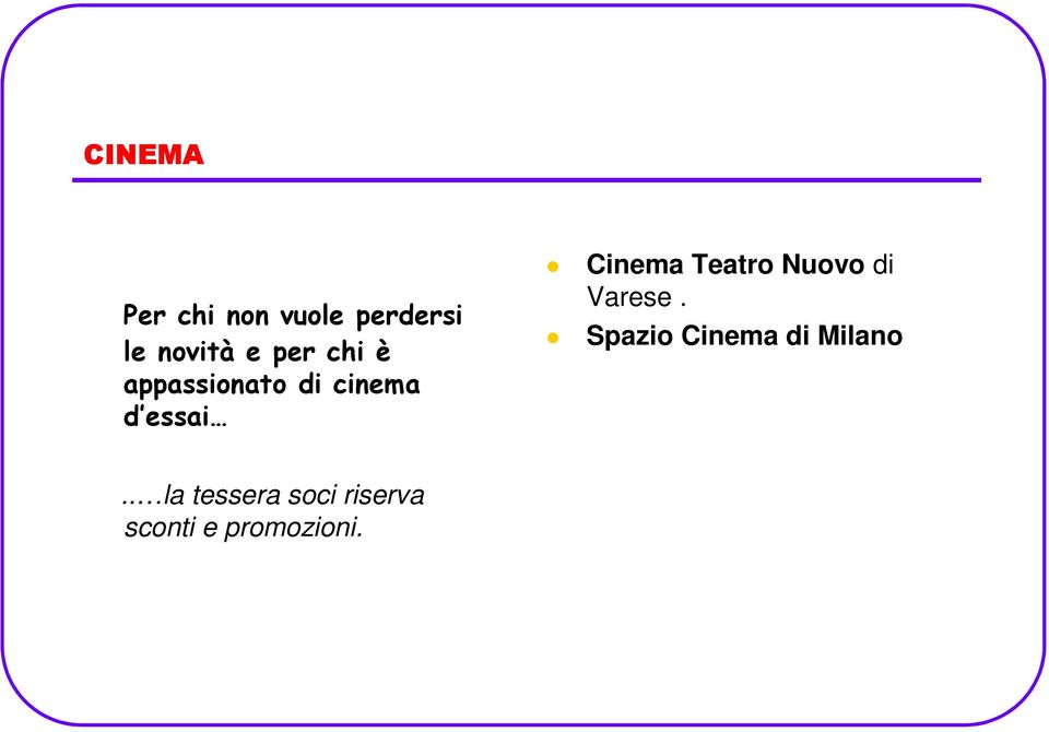 Cinema Teatro Nuovo di Varese.