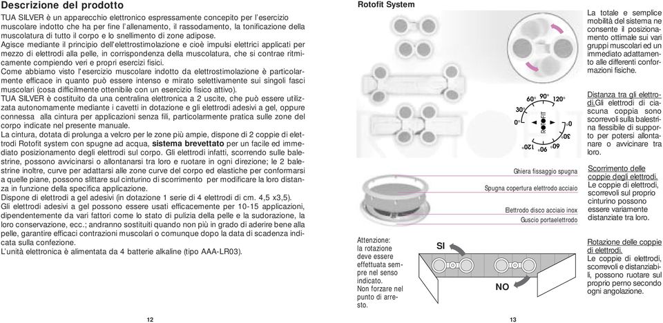 Agisce mediante il principio dell'elettrostimolazione e cioè impulsi elettrici applicati per mezzo di elettrodi alla pelle, in corrispondenza della muscolatura, che si contrae ritmicamente compiendo