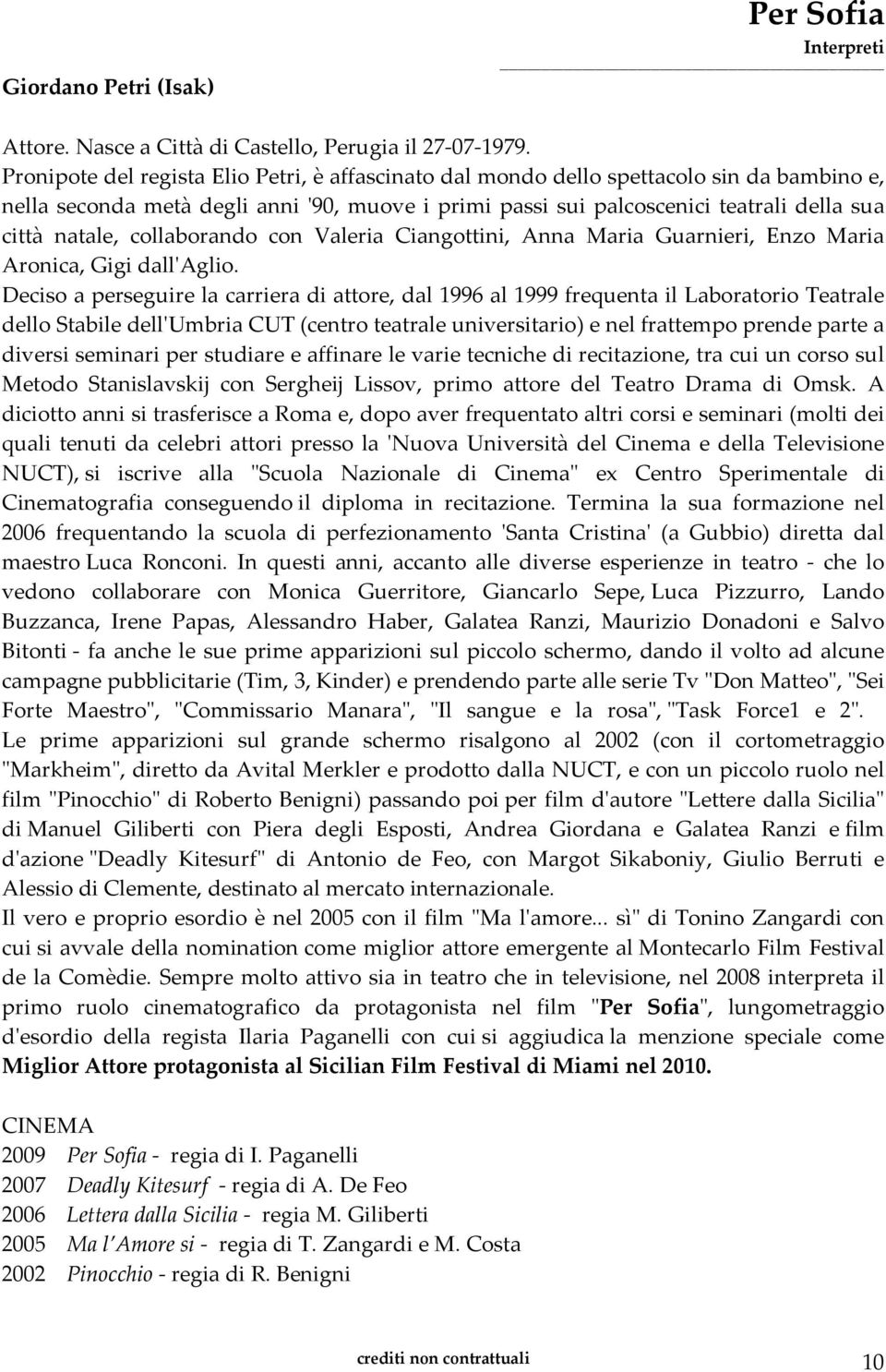 collaborando con Valeria Ciangottini, Anna Maria Guarnieri, Enzo Maria Aronica, Gigi dallʹaglio.