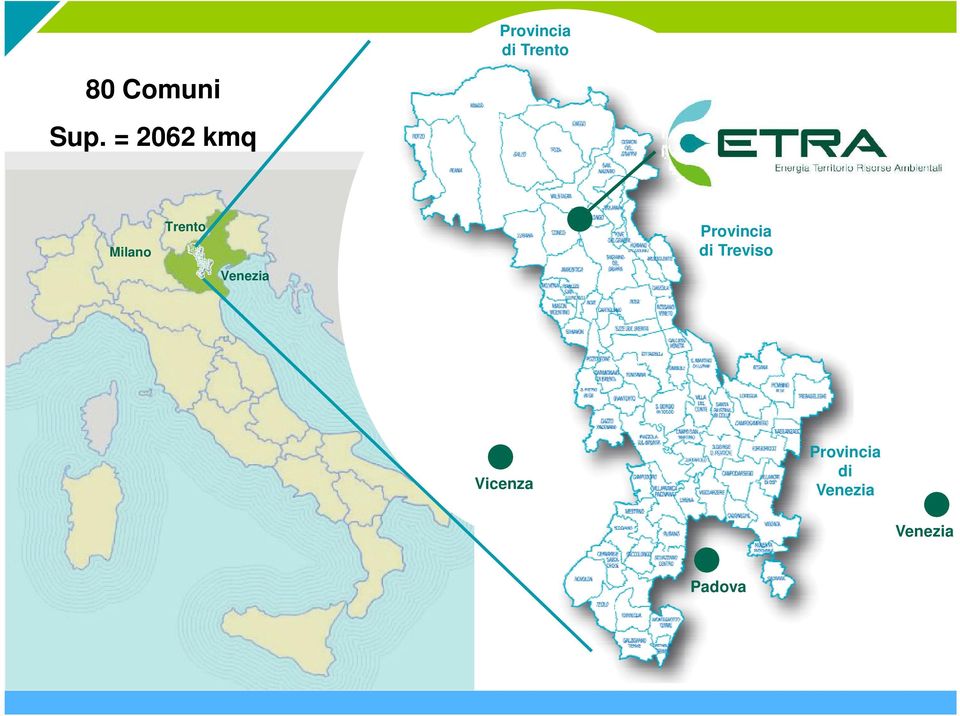 Milano Trento Venezia Provincia