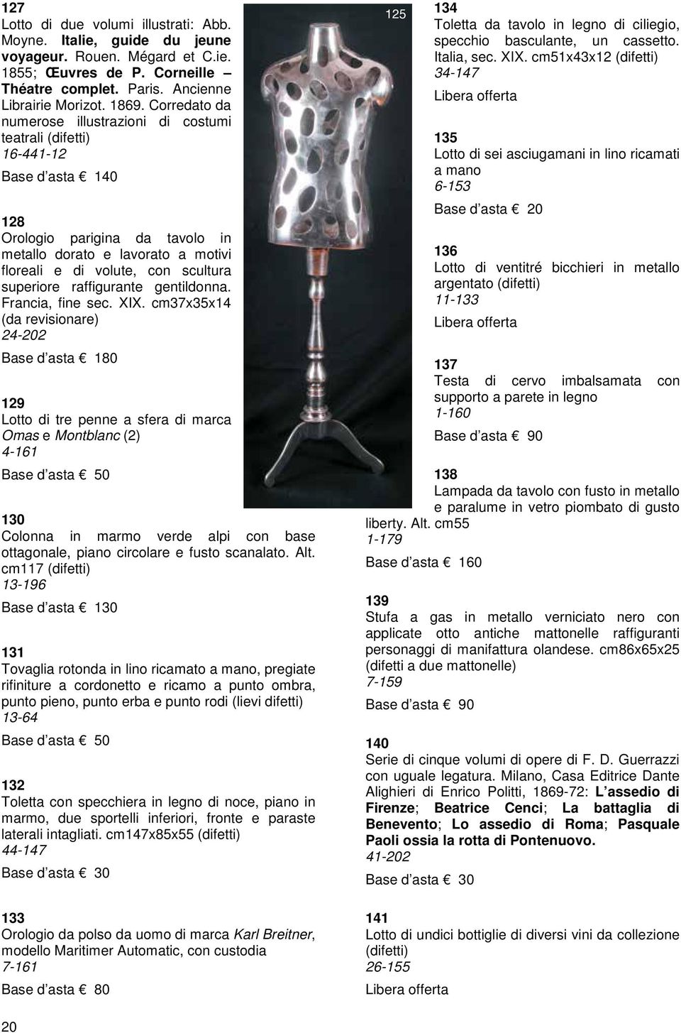 superiore raffigurante gentildonna. Francia, fine sec. XIX.