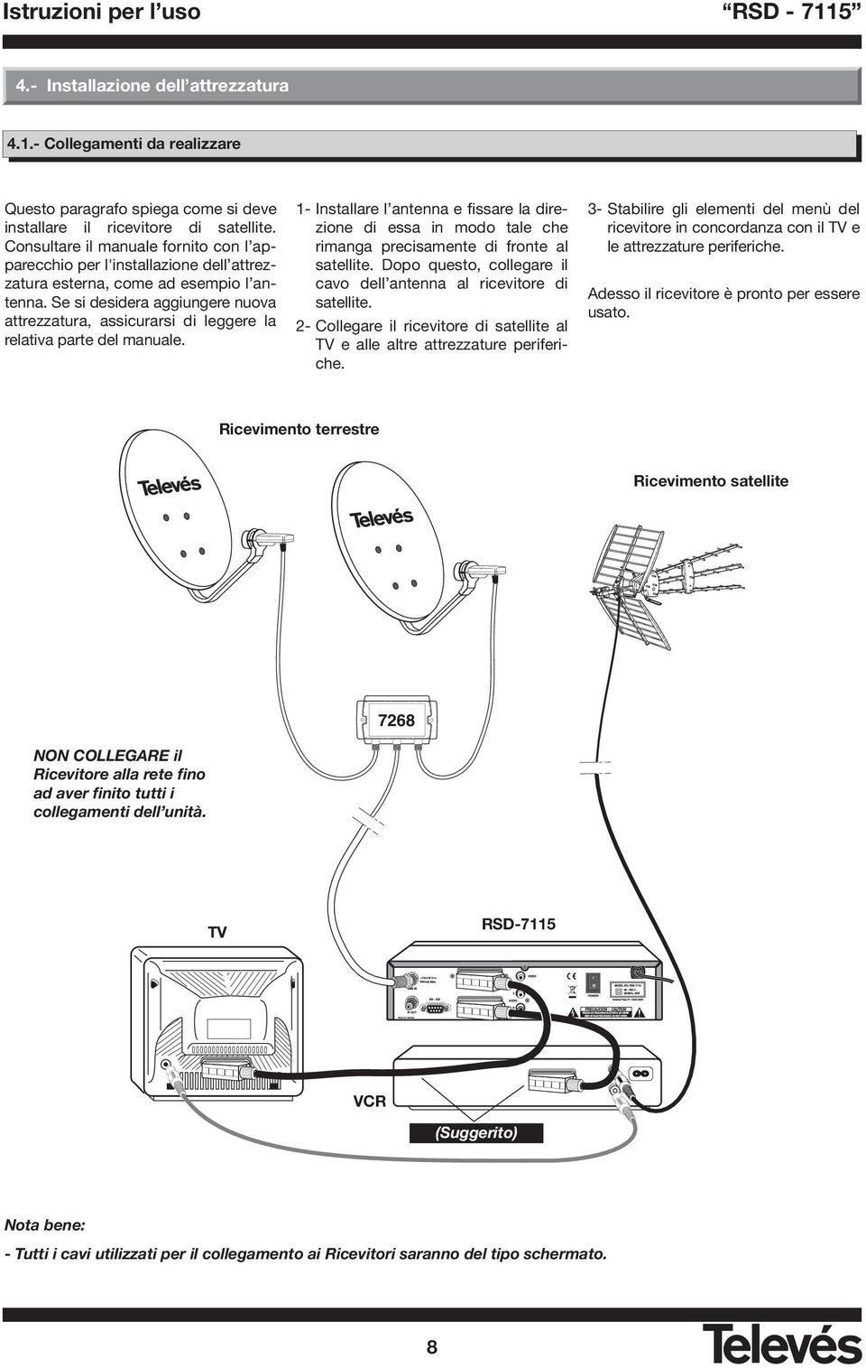 Se si desidera aggiungere nuova attrezzatura, assicurarsi di leggere la relativa parte del manuale.