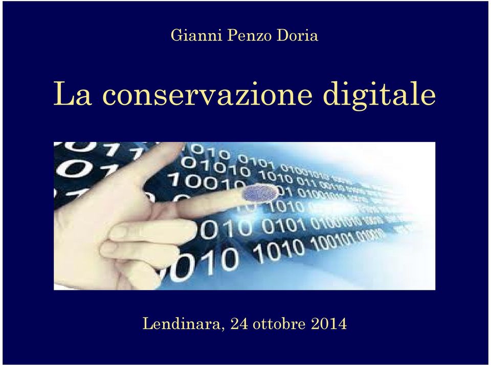 conservazione