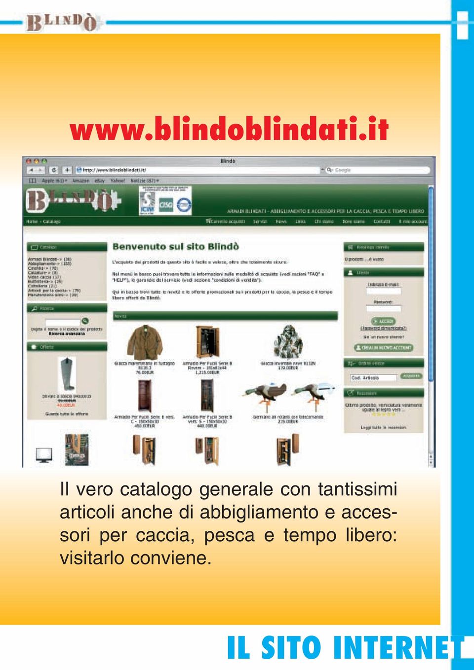 articoli anche di abbigliamento e accessori