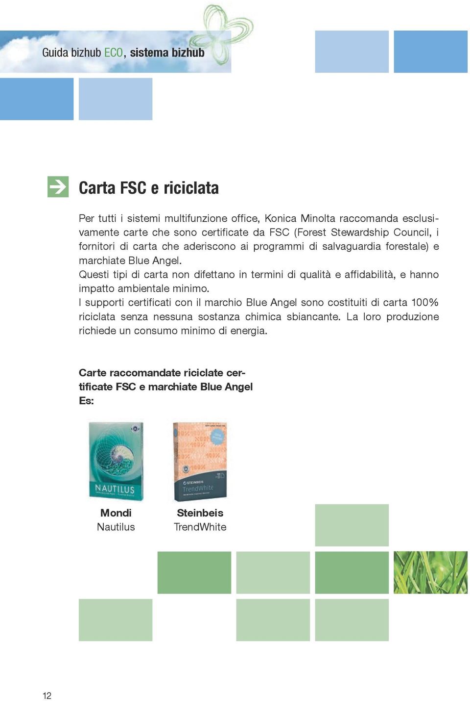 Questi tipi di carta non difettano in termini di qualità e affidabilità, e hanno impatto ambientale minimo.