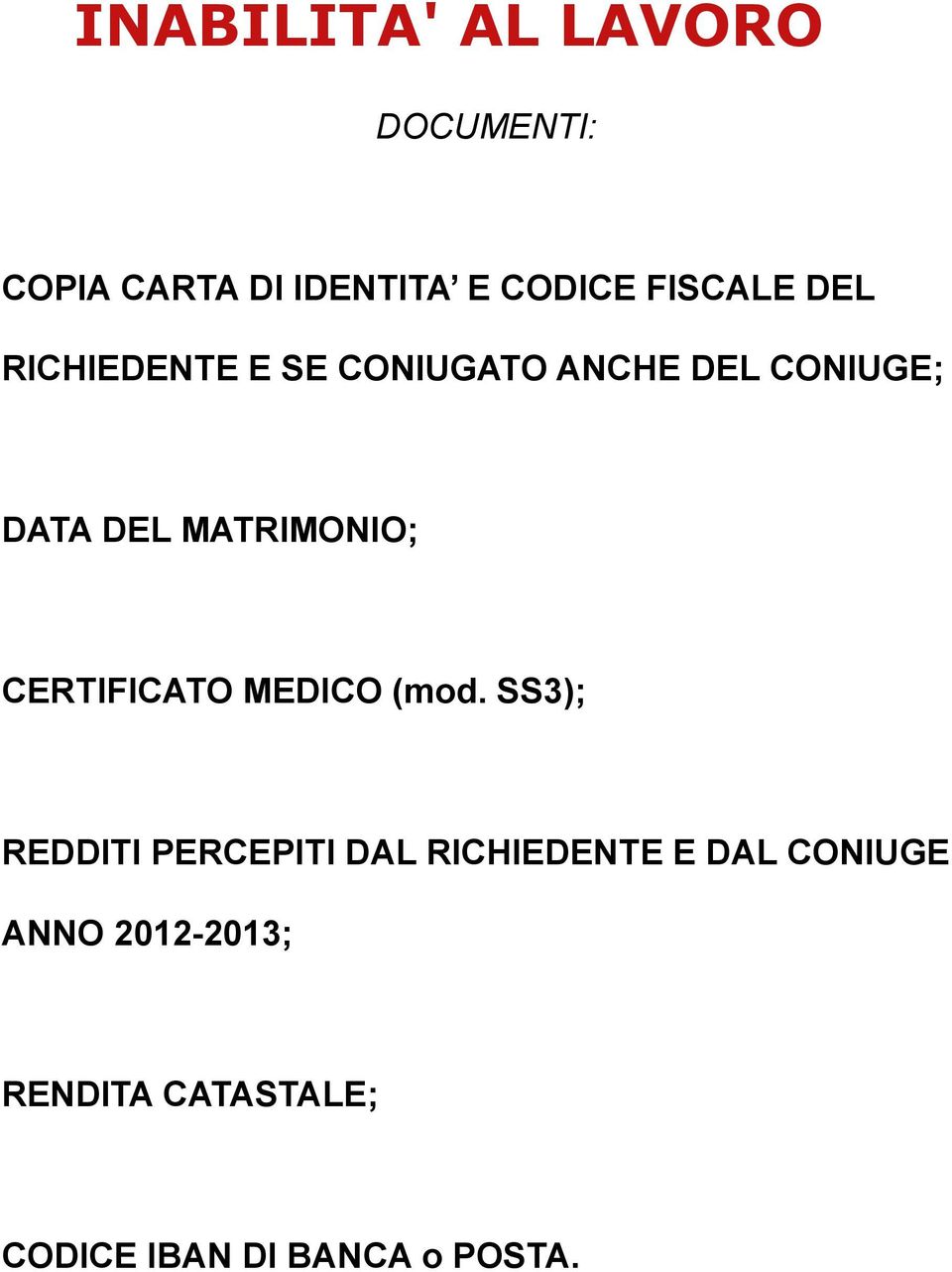 CERTIFICATO MEDICO (mod.