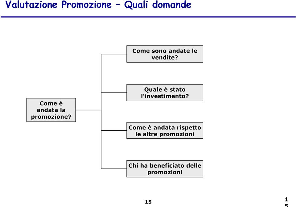 Quale è stato l investimento?