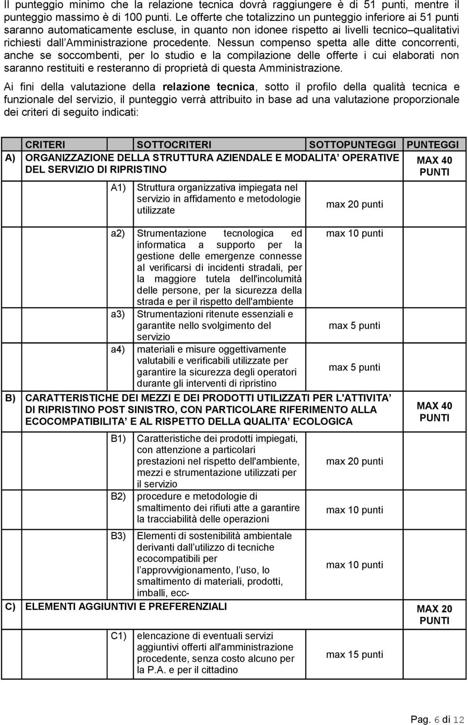 Nessun compenso spetta alle ditte concorrenti, anche se soccombenti, per lo studio e la compilazione delle offerte i cui elaborati non saranno restituiti e resteranno di proprietà di questa