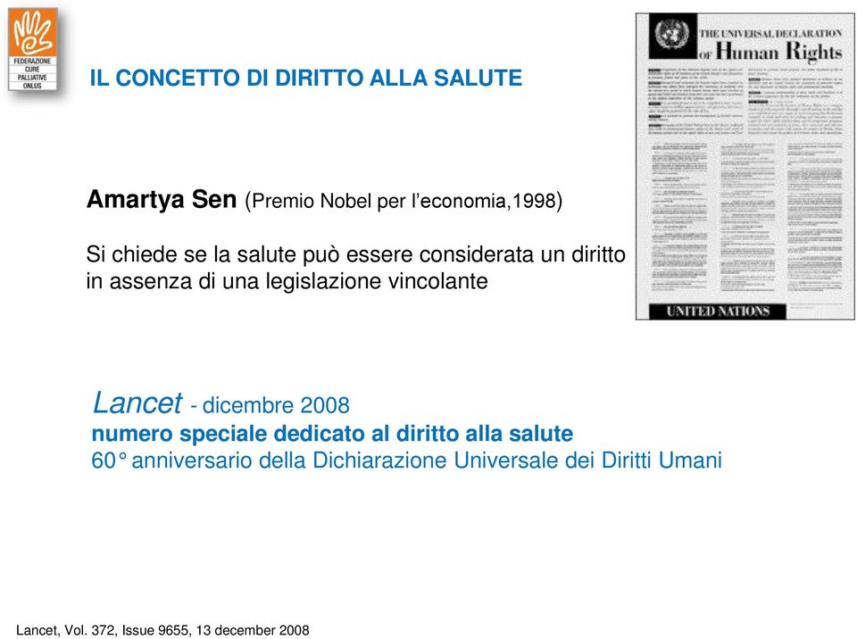 vincolante Lancet - dicembre 2008 numero speciale dedicato al diritto alla salute 60