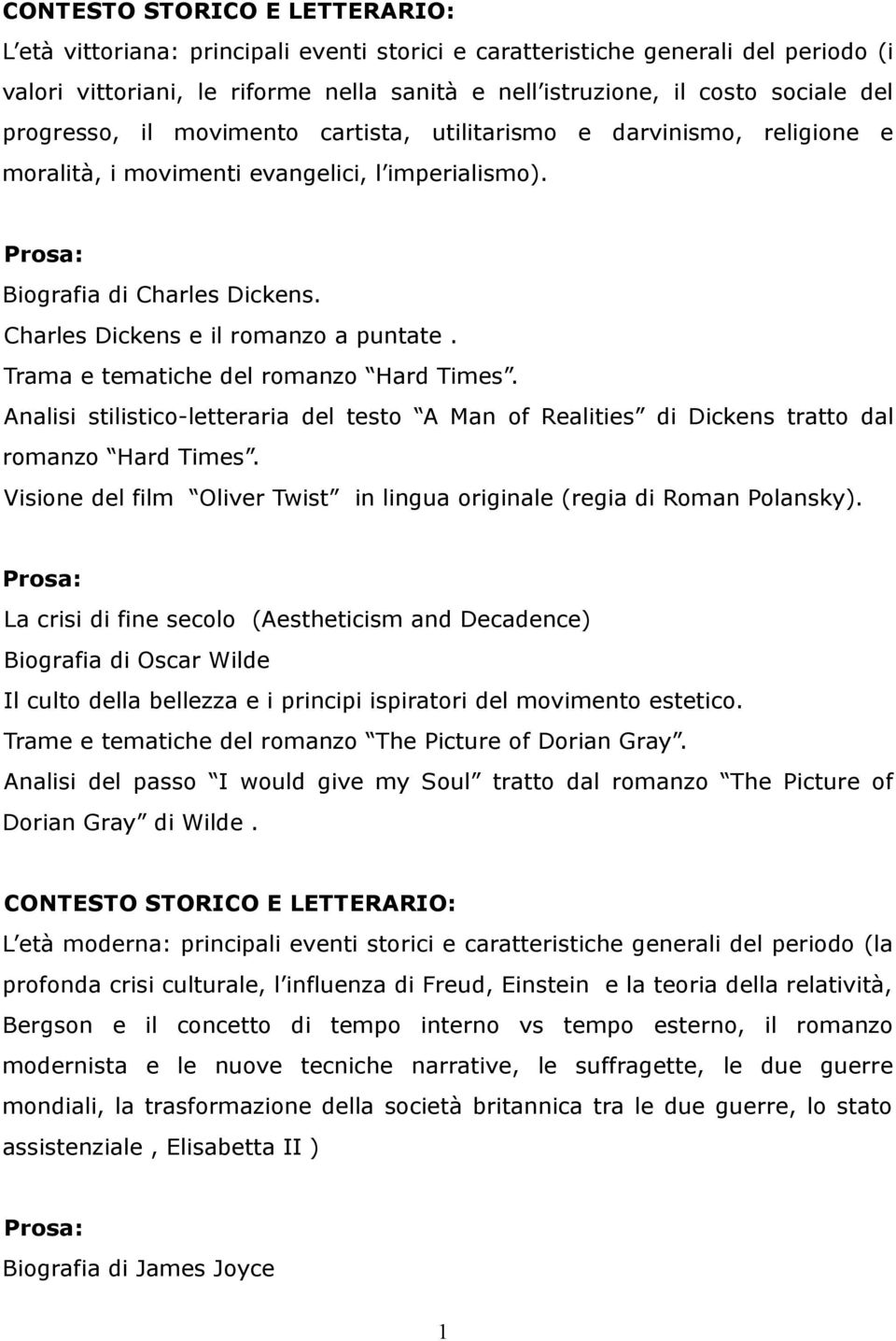 Trama e tematiche del romanzo Hard Times. Analisi stilistico-letteraria del testo A Man of Realities di Dickens tratto dal romanzo Hard Times.