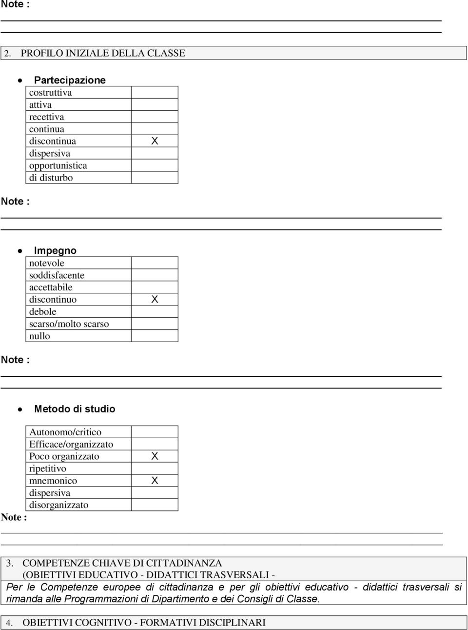 mnemonico dispersiva disorganizzato 3.