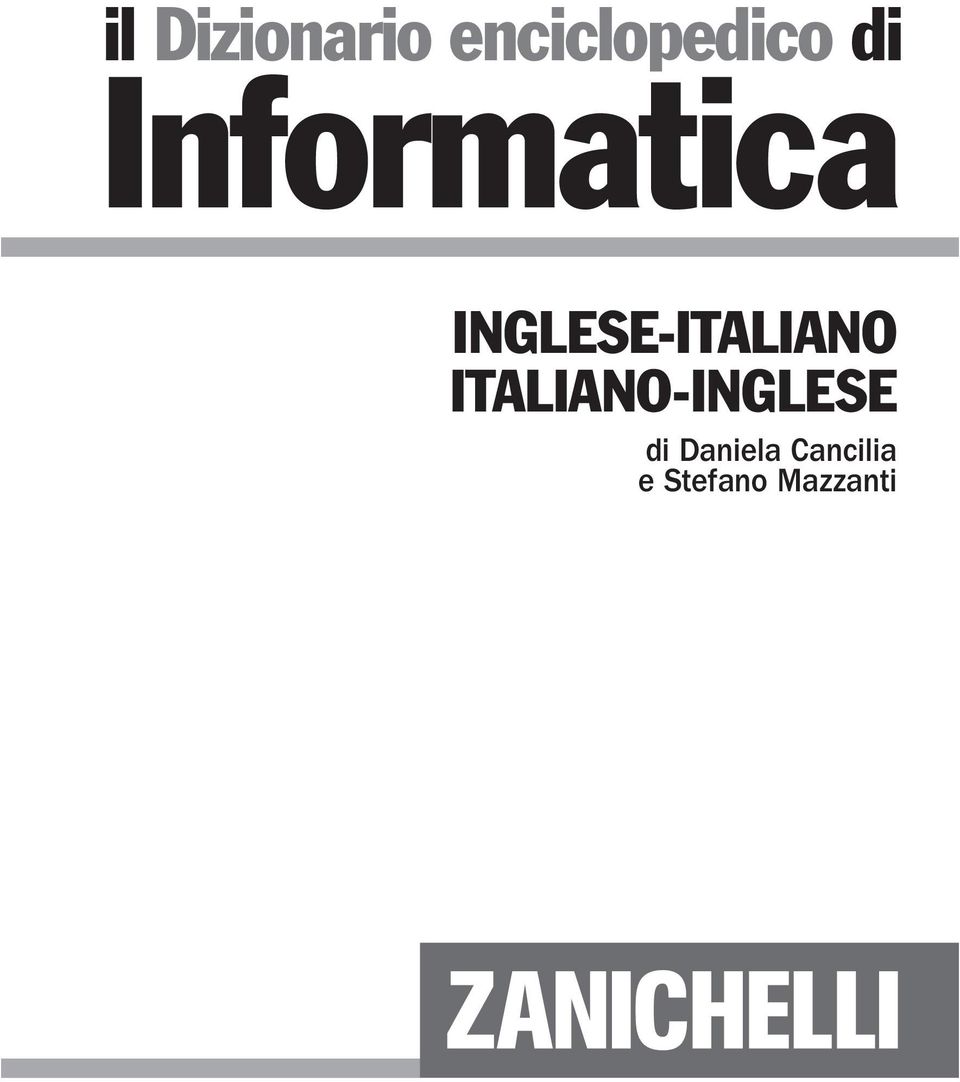 INGLESE-ITALIANO