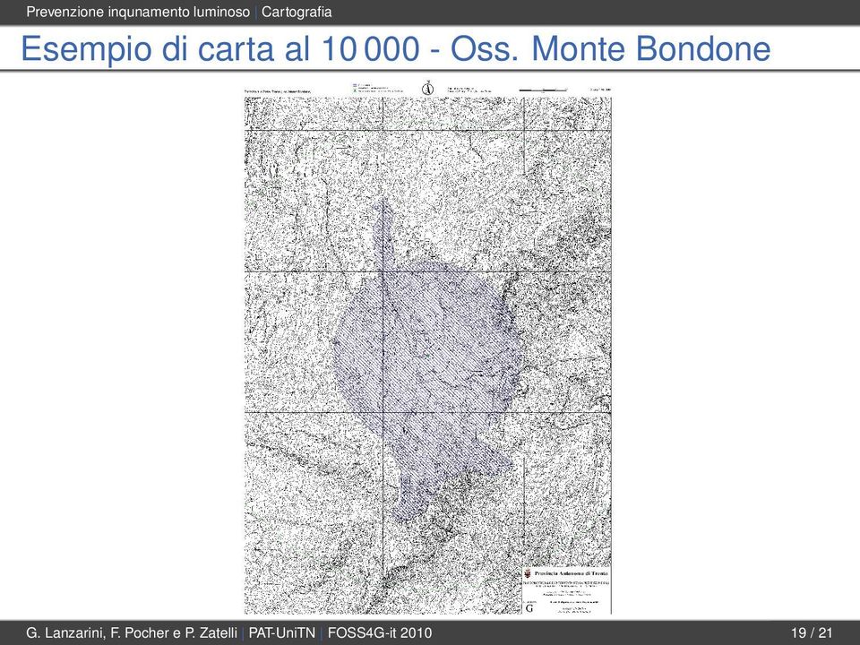 Oss. Monte Bondone G. Lanzarini, F.