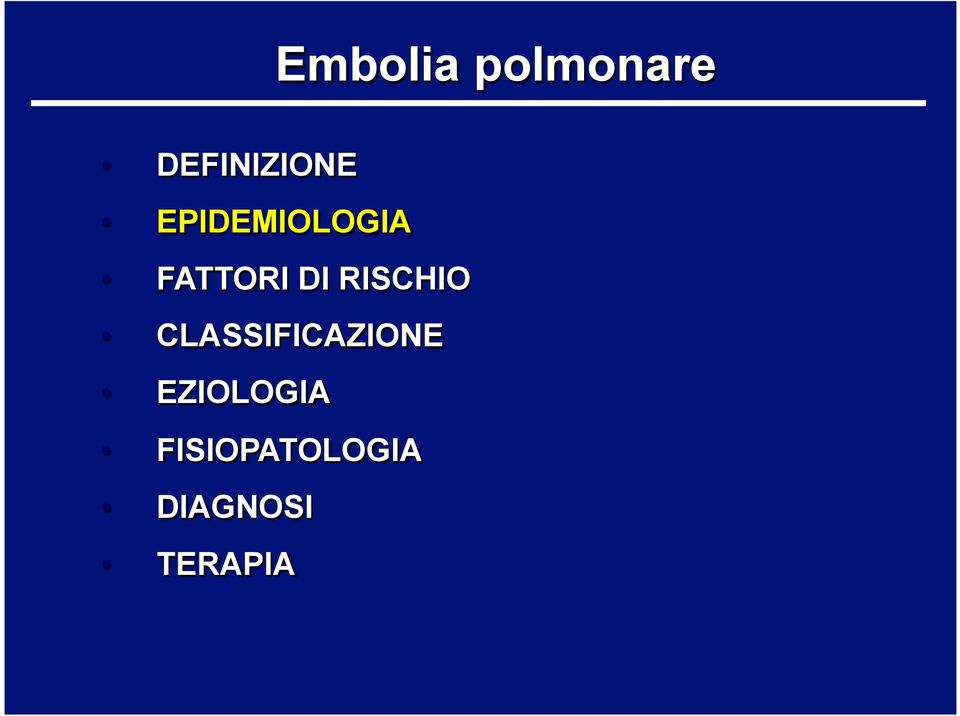 RISCHIO CLASSIFICAZIONE