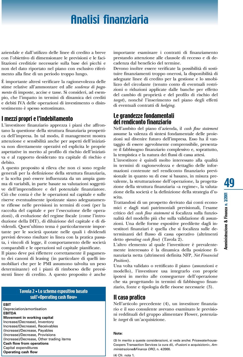 È importante altresì verificare la ragionevolezza delle stime relative all ammontare ed alle scadenze di pagamento di imposte, accise e tasse.