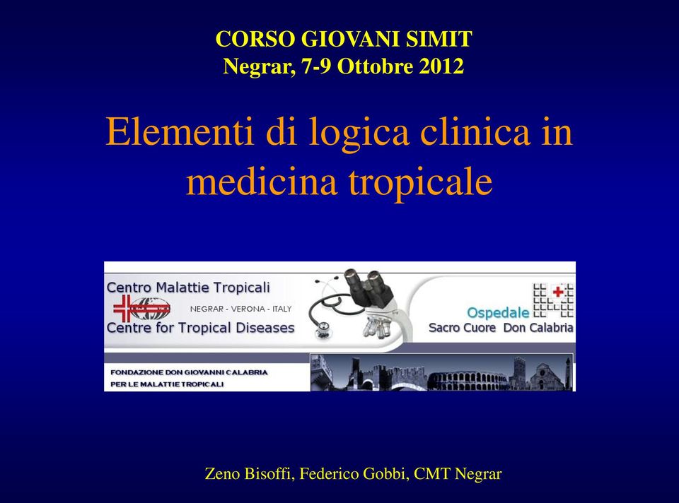 clinica in medicina tropicale