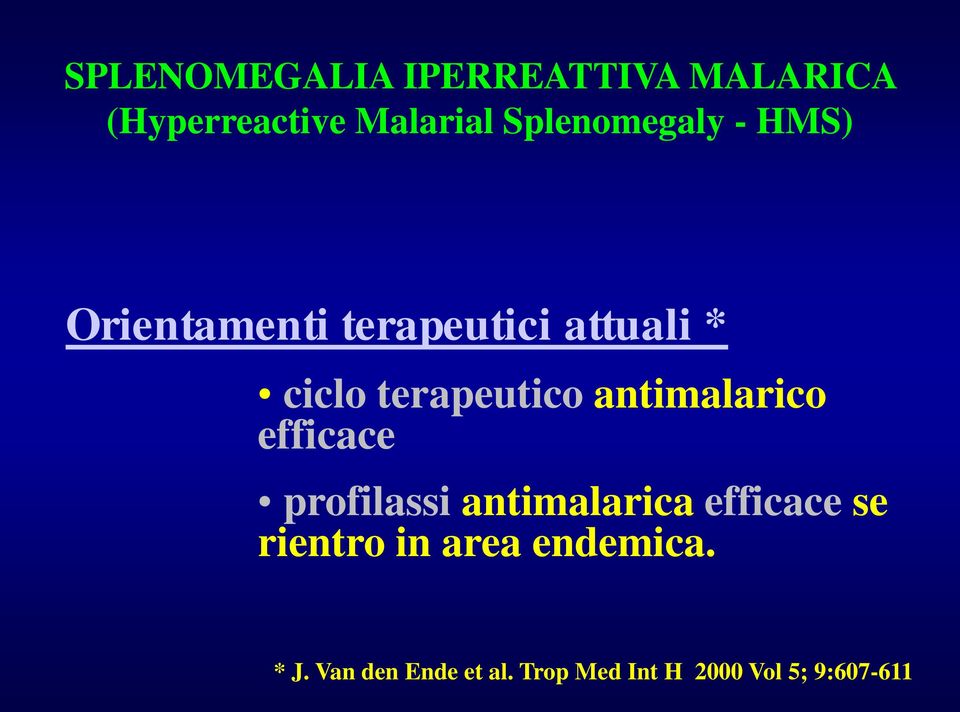 terapeutico antimalarico efficace profilassi antimalarica efficace se