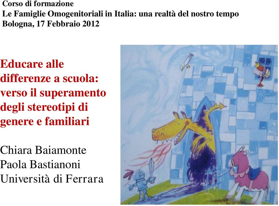 differenze a scuola: verso il superamento degli stereotipi di