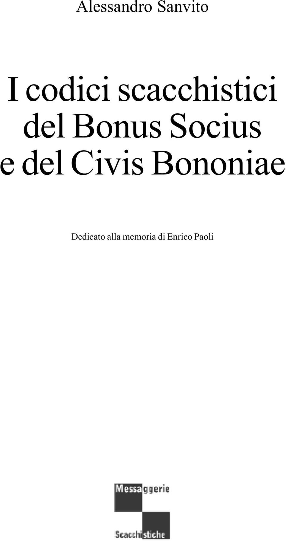 Socius e del Civis Bononiae