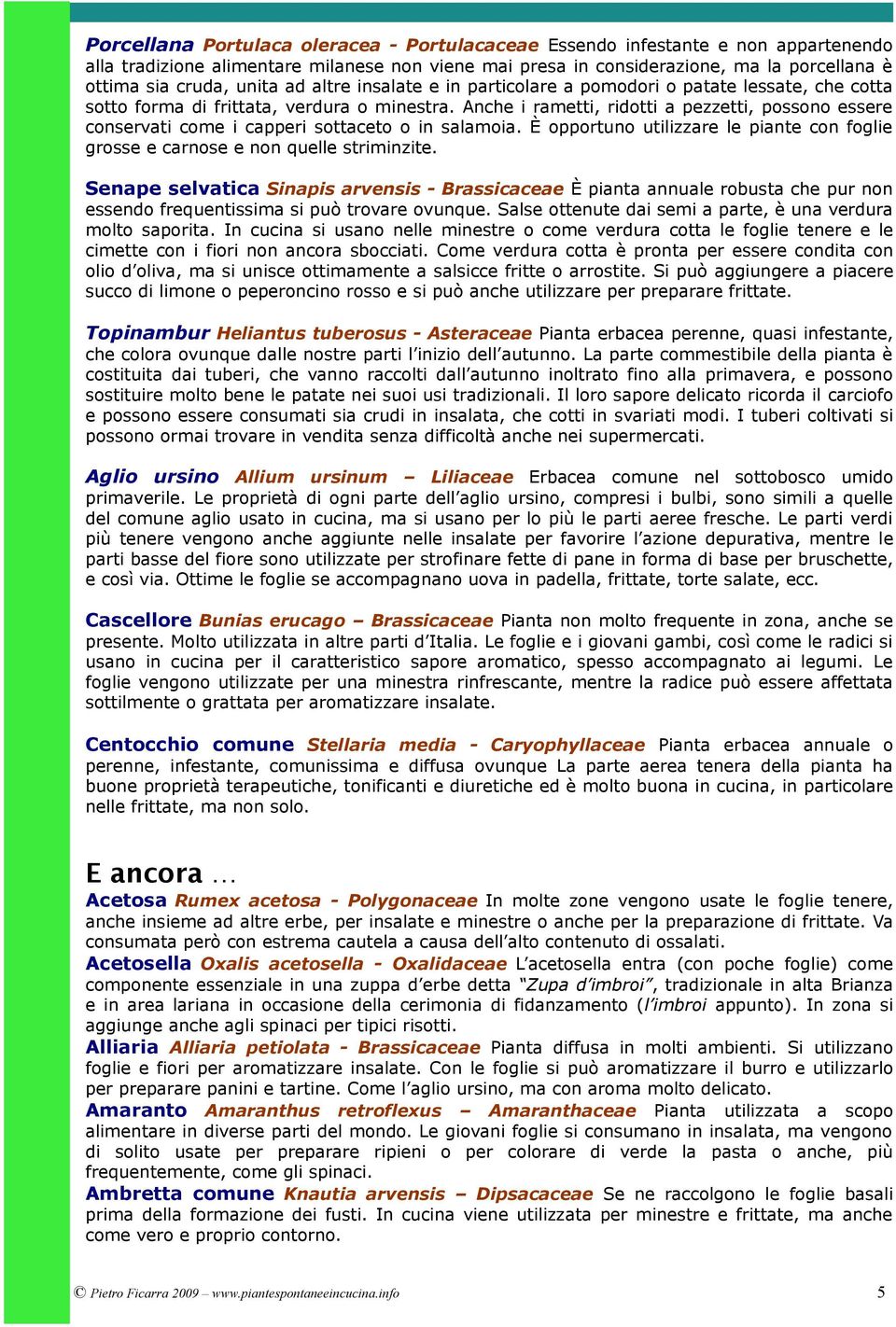 Anche i rametti, ridotti a pezzetti, possono essere conservati come i capperi sottaceto o in salamoia. È opportuno utilizzare le piante con foglie grosse e carnose e non quelle striminzite.