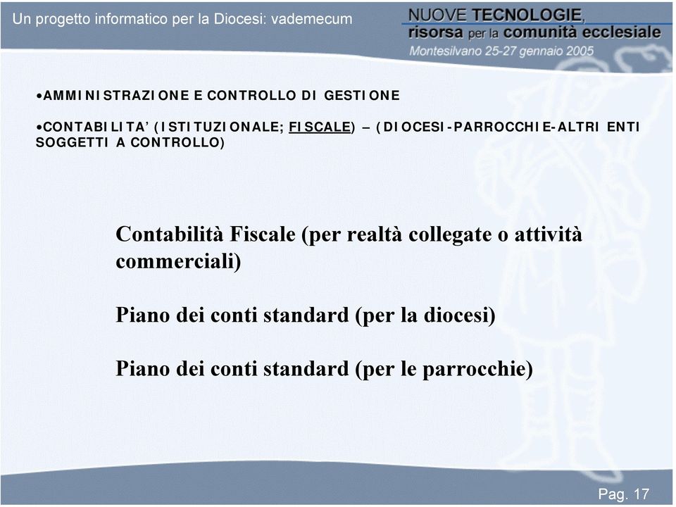 CONTROLLO) Contabilità Fiscale (per realtà collegate o attività