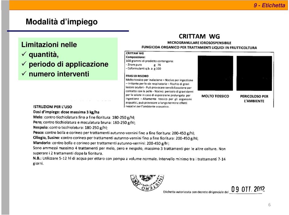 quantità, periodo di