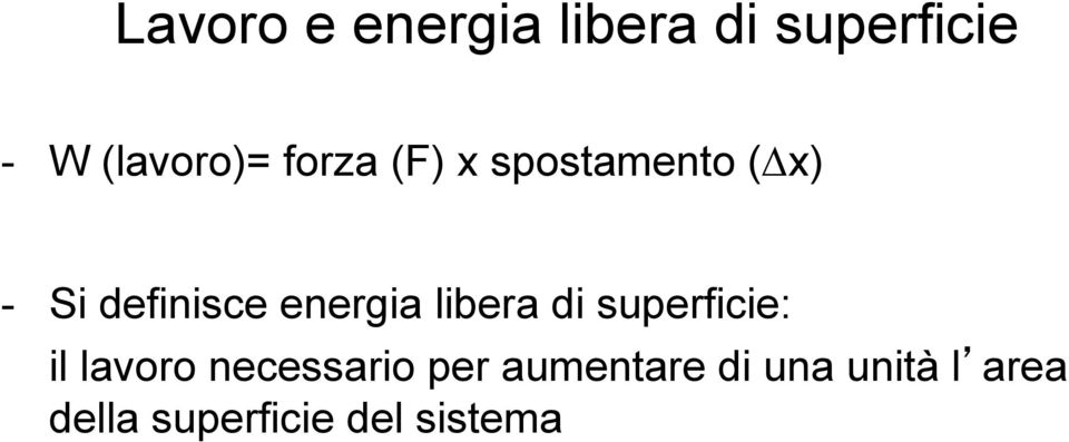 libera di superficie: il lavoro necessario per