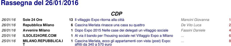 delegati un villaggio sociale Fassini Daniele 4 25/01/16 ILSOLE24ORE.