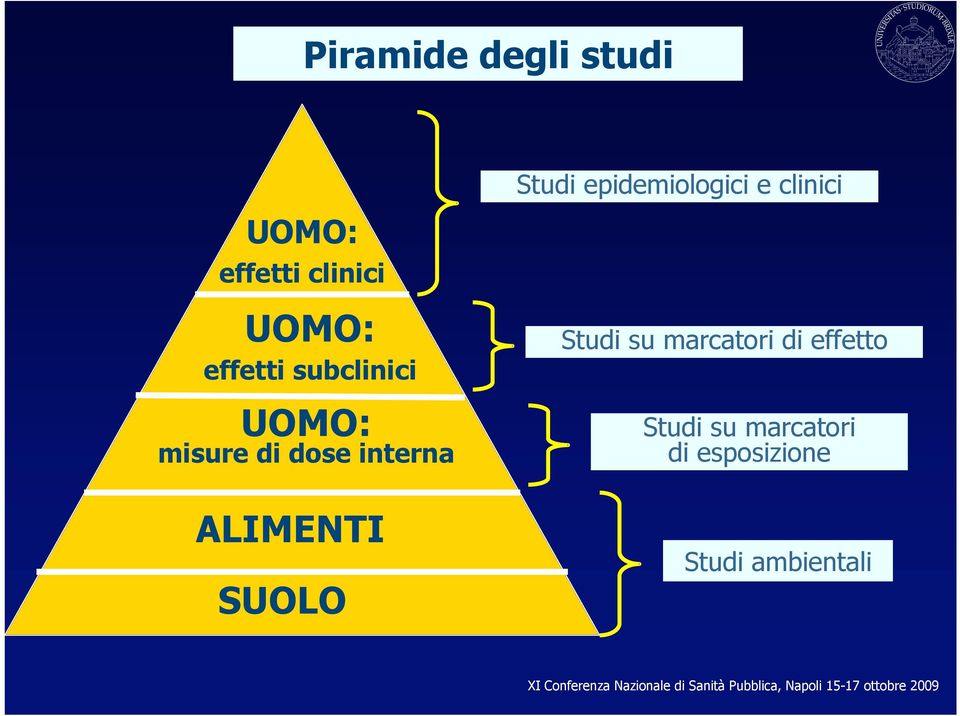 misure di dose interna Studi su marcatori di effetto