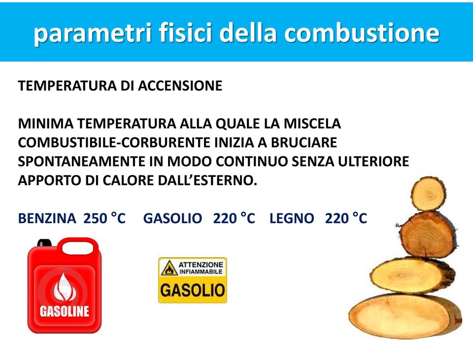 INIZIA A BRUCIARE SPONTANEAMENTE IN MODO CONTINUO SENZA ULTERIORE