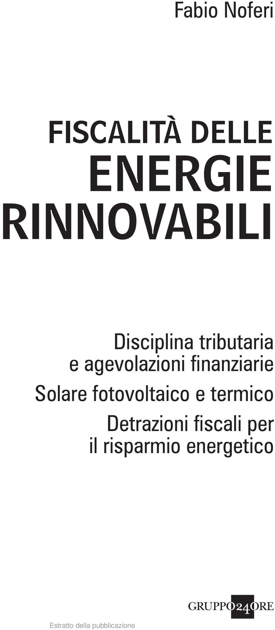 agevolazioni finanziarie Solare