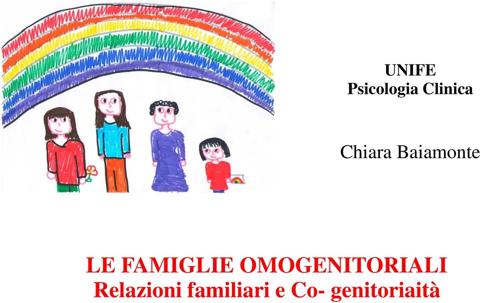 FAMIGLIE OMOGENITORIALI