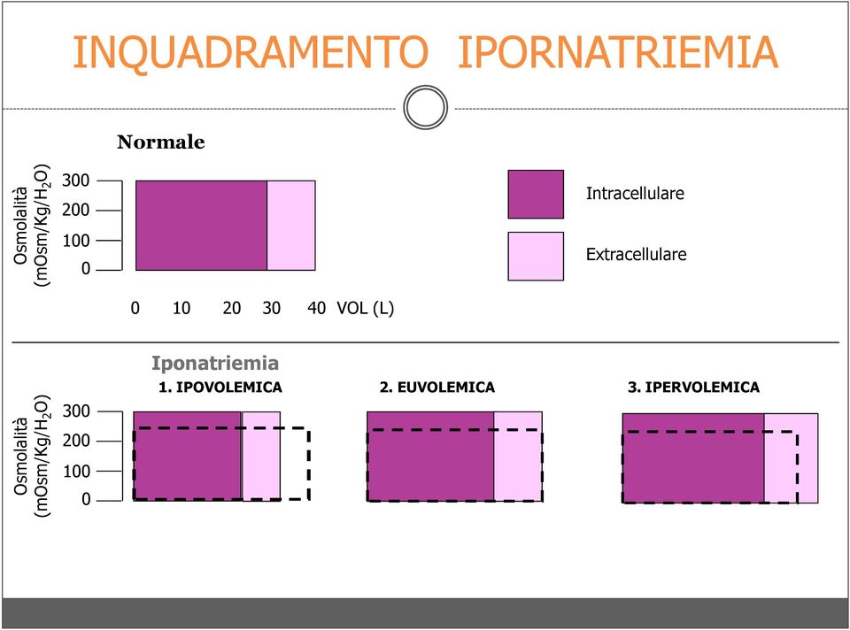 Extracellulare 0 10 20 30 40 VOL (L) Osmolalità