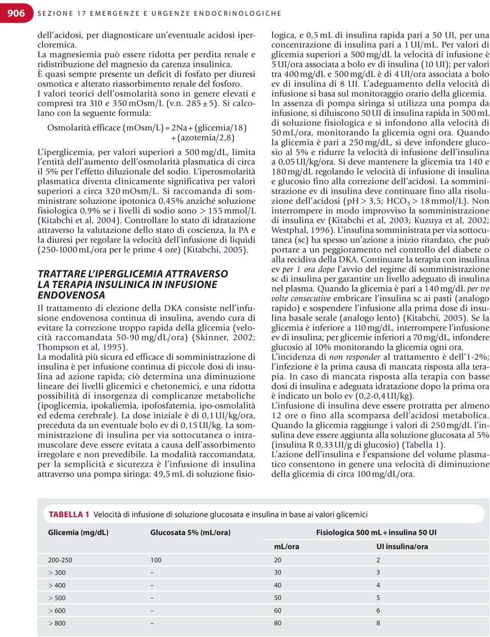 È quasi sempre presente un deficit di fosfato per diuresi osmotica e alterato riassorbimento renale del fosforo.