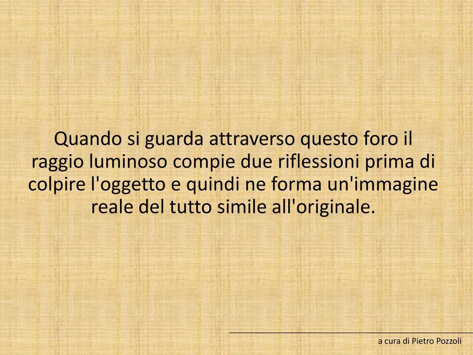 prima di colpire l'oggetto e quindi ne