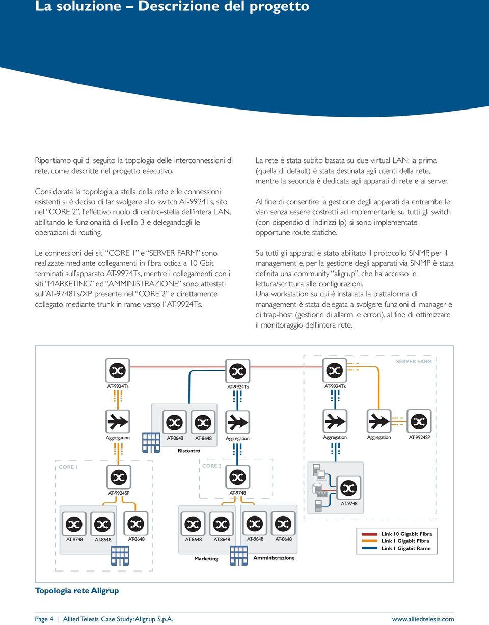 funzionalità di livello 3 e delegandogli le operazioni di routing.