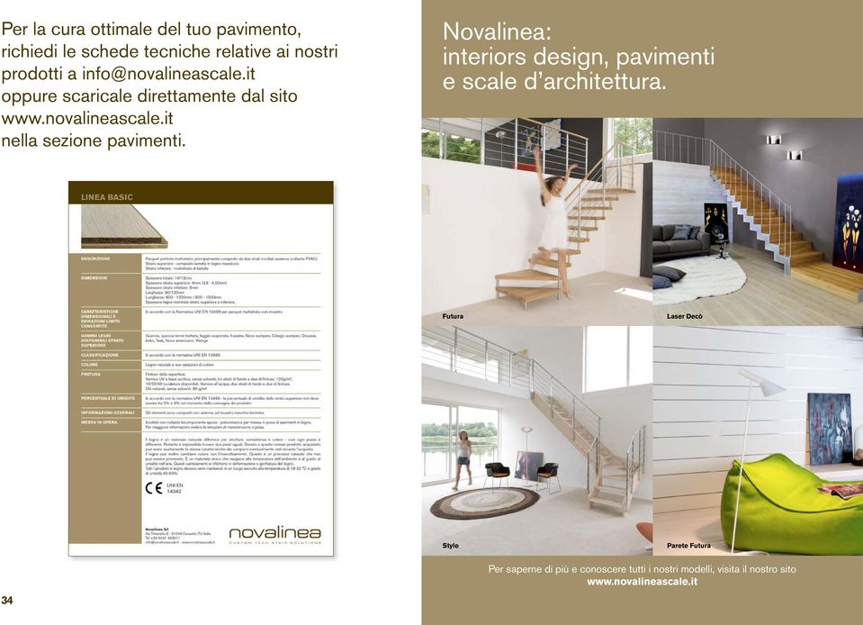 Novalinea: interiors design, pavimenti e scale d architettura.