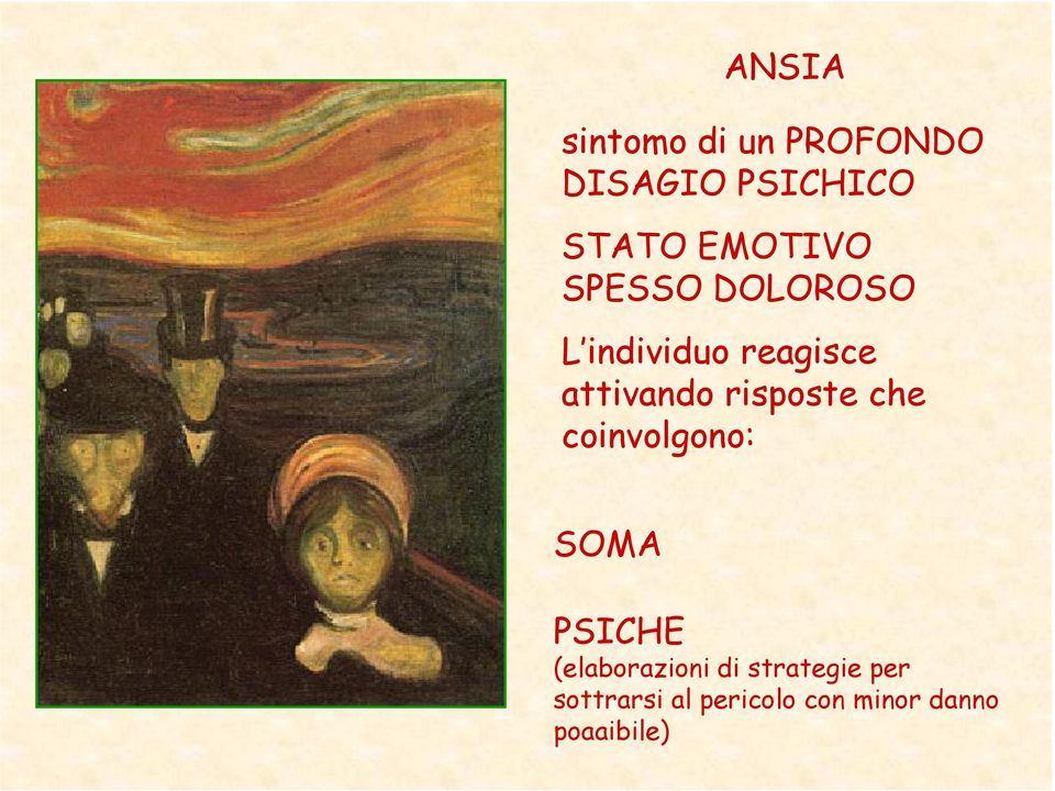 risposte che coinvolgono: SOMA PSICHE (elaborazioni di