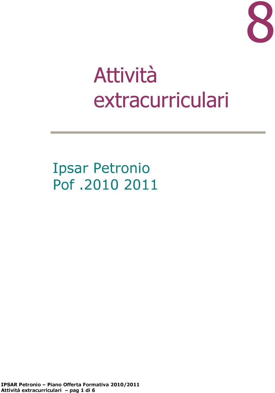Petronio Pof.