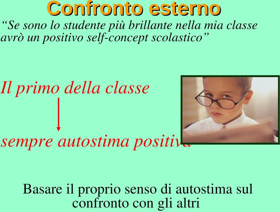 scolastico Il primo della classe sempre autostima