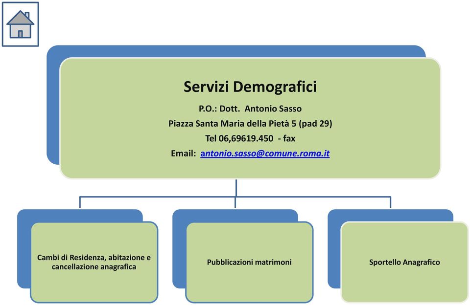 06,69619.450 - fax Email: antonio.sasso@comune.roma.