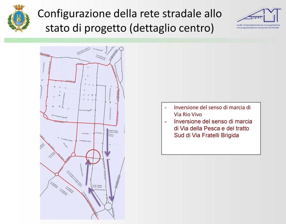 marcia di Via Rio Vivo - Inversione del senso di