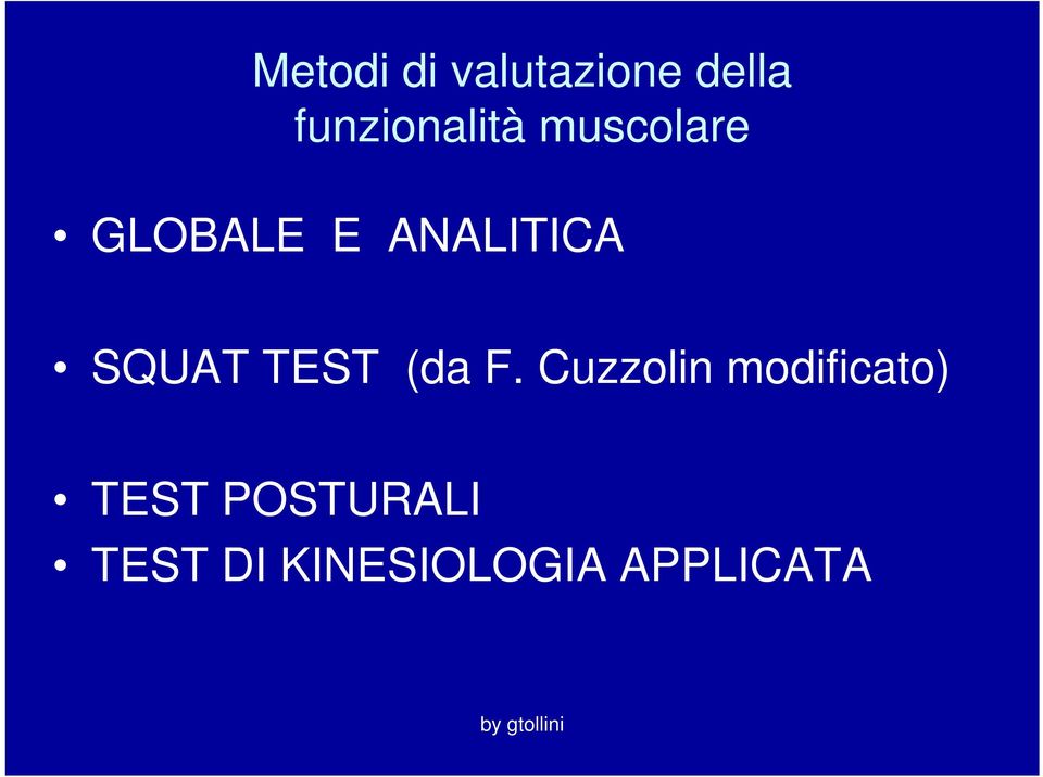 ANALITICA SQUAT TEST (da F.